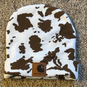 Cow print Carhartt hat